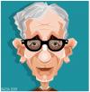 Cartoon: Woody Allen (small) by bacsa tagged woody allen