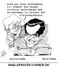 Cartoon: Guttenberg beherrscht den Spagat (medium) by Clemens tagged verteidigungsminister,guttenberg