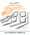 Cartoon: Domino (small) by Clemens tagged ägypten,tunesien,jemen,libyen,revolution,volk,herrscher,gewalt,demonstration