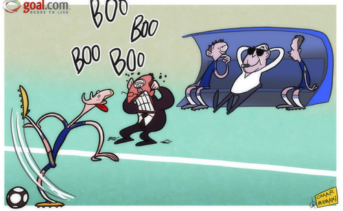 Cartoon: Coaching Chelsea is easy (medium) by omomani tagged rafael,benitez,torres,chelsea,avram,grant,lampard,john,terry