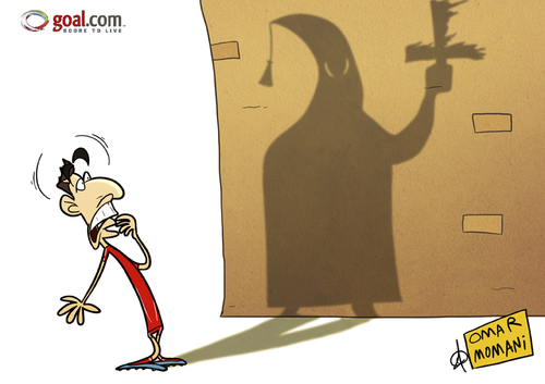 Cartoon: Suarez KKK (medium) by omomani tagged suarez,league,premier,liverpool,kkk,england,uruguay
