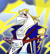 Cartoon: God of Thunder and Rock n Roll (small) by omomani tagged god,of,thunder,rock,roll,elvis,zeus,kiss