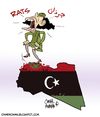 Cartoon: Of Mice and Gaddy (small) by omomani tagged gaddafi,rats,libya