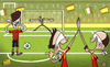 Cartoon: Spain penalty prowess (small) by omomani tagged buffon,confederations,cup,iniesta,italy,jesus,navas,spain,xavi