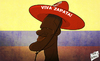 Cartoon: VIVA ZAPATA! (small) by omomani tagged ac,milan,colombia,cristian,zapata