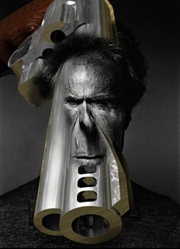 Cartoon: Clint Eastwood! (medium) by willemrasingart tagged movie
