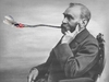 Cartoon: Alfred Nobel! (small) by willemrasingart tagged alfred nobel