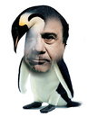 Cartoon: Danny - pinguin - de Vito! (small) by willemrasingart tagged great personalities