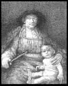Cartoon: Rembrandt and me portrait (small) by willemrasingart tagged rembrandt 