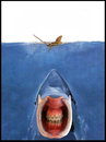 Cartoon: The shark attack! (small) by willemrasingart tagged mousekiller
