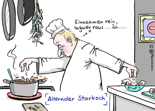 Alternder Starkoch