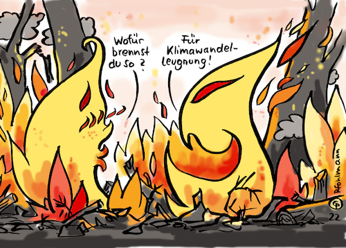 Cartoon: Brennen für (medium) by Pfohlmann tagged waldbrand,hitze,hitzewelle,klima,klimakrise,klimawandel,klimaleugner,klimakatastrophe,feuer,flammen,brennen,brand,flirt,leidenschaft,trockenheit,dürre,waldbrand,hitze,hitzewelle,klima,klimakrise,klimawandel,klimaleugner,klimakatastrophe,feuer,flammen,brennen,brand,flirt,leidenschaft,trockenheit,dürre