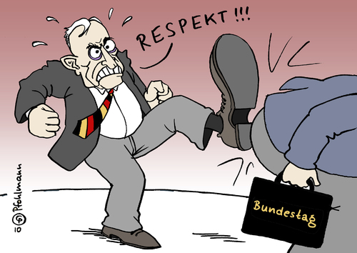 Cartoon: Köhler tritt zurück (medium) by Pfohlmann tagged köhler,bundespräsident,rücktritt,respekt,amt,fußtritt,interview,krieg,interessen,deutschland,handel,auslandseinsätze,bundeswehr,horst köhler,bundespräsident,rücktritt,respekt,amt,fußtritt,interview,krieg,interessen,deutschland,handel,auslandseinsätze,horst,köhler