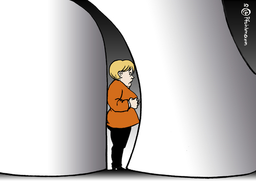 Merkel unter Atomdruck