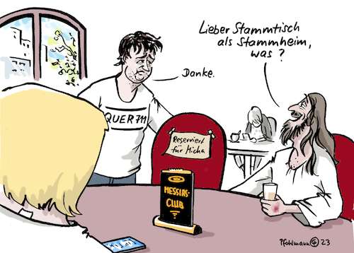 Cartoon: Messias-Club (medium) by Pfohlmann tagged ostern,messias,religion,jesus,glaube,sekte,esoterik,guru,ballweg,stammtisch,stammheim,gefängnis,uhaft,haft,untersuchungshaft,querdenken,erlöser,christentum,auferstehen,auferstehung,trump,querdenker,ostern,messias,religion,glaube,sekte,esoterik,guru,ballweg,stammtisch,stammheim,gefängnis,uhaft,haft,untersuchungshaft,querdenken,erlöser,christentum,auferstehen,auferstehung,trump,querdenker