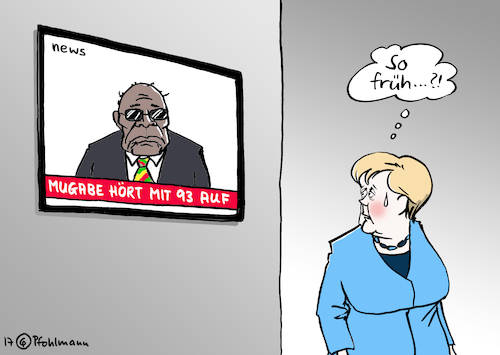 Mugabe hört auf