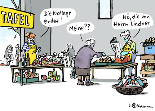 Cartoon: Notlage-Ende (medium) by Pfohlmann tagged corona,coronavirus,pandemie,ampel,ampelkoalition,pandemische,endemische,notlage,maßnahmen,lindner,tafel,armut,not,rente,frauen,koalition,fdp,politiker,karriere,ämter,posten,bundesregierung,corona,coronavirus,pandemie,ampel,ampelkoalition,pandemische,endemische,notlage,maßnahmen,lindner,tafel,armut,not,rente,frauen,koalition,fdp,politiker,karriere,ämter,posten,bundesregierung