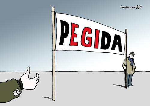 Pegida rechts