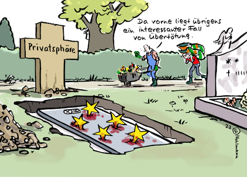 Cartoon: Privatsphäre übertötet (medium) by Pfohlmann tagged privatsphäre,datenschutz,chat,chatkontrolle,eu,überwachung,kinderpornografie,missbrauch,sexueller,gewalt,digitalisierung,kriminalität,friedhof,übertöten,mord,leiche,opfer,mordopfer,smartphone,handy,grundrechte,privatsphäre,datenschutz,chat,chatkontrolle,eu,überwachung,kinderpornografie,missbrauch,sexueller,gewalt,digitalisierung,kriminalität,friedhof,übertöten,mord,leiche,opfer,mordopfer,smartphone,handy,grundrechte