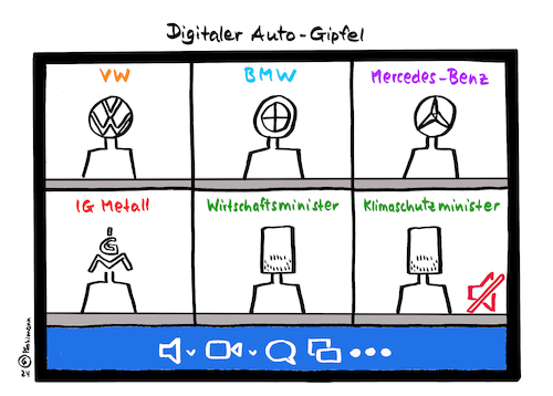 Virtueller Auto-Gipfel