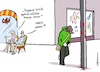 Cartoon: Blick nach vorn (small) by Pfohlmann tagged jugend,optimismus,optimistisch,blick,zukunft,zuversicht,hoffnung,handy,smartphone,smombie,generationen,studie,umfrage,straßenlaterne,unfall,aufmerksamkeit,eskapismus,präsenz,ablenkung