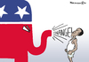 Cartoon: CHANGE! (small) by Pfohlmann tagged change,obama,präsident,president,usa,wahl,wahlen,kongress,kongresswahlen,republikaner,elefant,elephant,wechsel,demokrat,wahlniederlage,wahlschlappe,verlierer,wahlverlierer