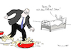 Cartoon: Fettnapf-Spahn (small) by Pfohlmann tagged spahn,gesundheitsminister,fett,fettnapf,gesundheit,tipps