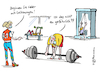 Cartoon: Fitness-Lockerungen (small) by Pfohlmann tagged corona,coronavirus,pandemie,maßnahmen,lockerungen,fitness,fitnessstudio,sport,gesundheit,training