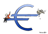 Cartoon: Grexit (small) by Pfohlmann tagged karikatur,cartoon,2015,color,farbe,deutschland,griechenland,euro,eurozone,eu,europa,merkel,bundeskanzlerin,krise,währung,währungsunion,wahlen,eule,ausstieg,grexit,eurokrise,schuldenkrise