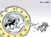 Cartoon: Griechische Pleite (small) by Pfohlmann tagged griechenland,eu,europa,euro,pleite,haushalt,staatsbankrott,pleitegeier,eule