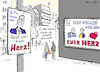 Cartoon: Herzspende (small) by Pfohlmann tagged organspende,herz,europawahl,kandidaten,parteien,wahlkampf,schalke,fußball