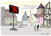 Cartoon: Inzidenzquotient (small) by Pfohlmann tagged 2021,corona,coronavirus,pandemie,inzidenz,intelligenz,iq,hochbegabt,intelligent,infektionszahlen,neuinfektionen,mathematik