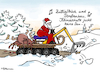 Cartoon: Nikolaus Bauschlitten (small) by Pfohlmann tagged nikolaus,weihnachten,advent,vorweihnachtszeit,schlitten,winter,straßenbau,flächenversiegelung,infrastruktur,billigfleisch,klimaschutz,umwelt,natur,tierschutz,rentiere,konsum,verdrängung,bundesregierung,schwarzrot,koalition,landschaft,liedtext,singen,musik