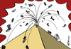 Cartoon: Schuhexplosion (small) by Pfohlmann tagged ägypten,egypt,mubarak,revolution,aufstand,opposition,schuh,schuhe,rücktritt,rede,ansprache,speech,shoe
