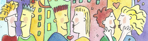 Cartoon: Paare homosexualität (medium) by sabine voigt tagged paare,homosexualität,lesbisch,gay,liebe,toleranz,gleichberechtigung,hochzeit,gender