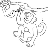 Cartoon: ausmalbild Affe (small) by sabine voigt tagged ausmalbild,affe,ausmalen,tier,dschungel,schule,kindergarten