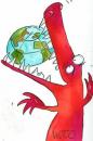 Cartoon: Globalisierung (small) by sabine voigt tagged globalisierung wirtschaft 