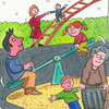 Cartoon: mutter Erziehung Vater (small) by sabine voigt tagged mutter,erziehung,spielplatz,spielen,kleinkind,buge,kindergarten,krabbelgruppe