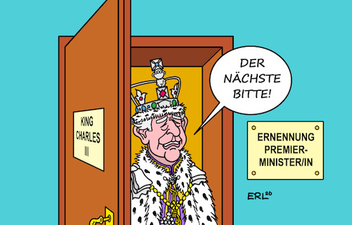 Cartoon: Andy Burnham (medium) by Erl tagged politik,großbritannien,gb,uk,könig,charles,iii,ernennung,andy,burnham,premierminister,karikatur,erl,politik,großbritannien,gb,uk,könig,charles,iii,ernennung,andy,burnham,premierminister,karikatur,erl