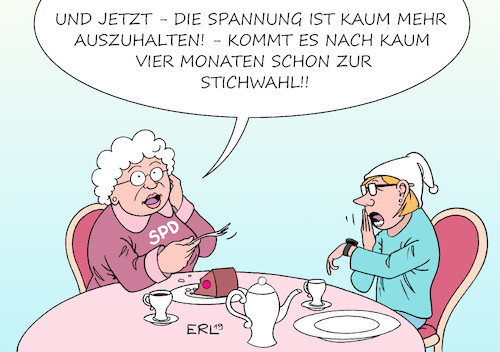 Cartoon: Besuch bei Tante SPD (medium) by Erl tagged politik,partei,spd,suche,spitzenduo,vorsitz,olaf,scholz,klara,geywitz,norbert,walter,borjans,saskia,esken,langwierig,langweilig,michel,tante,besuch,kaffee,kuchen,karikatur,erl,politik,partei,spd,suche,spitzenduo,vorsitz,olaf,scholz,klara,geywitz,norbert,walter,borjans,saskia,esken,langwierig,langweilig,michel,tante,besuch,kaffee,kuchen,karikatur,erl