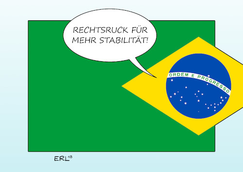 Cartoon: Brazil first (medium) by Erl tagged politik,brasilien,brasil,brazil,wahl,präsident,präsidentschaftswahl,erster,wahlgang,sieger,jair,messias,bolsonaro,rechtspopulismus,rechtsextremismus,nationalismus,rassismus,homophobie,abholzung,regenwald,agrarlobby,trump,tropen,rechtsruck,stabilität,instabilität,karikatur,erl,politik,brasilien,brasil,brazil,wahl,präsident,präsidentschaftswahl,erster,wahlgang,sieger,jair,messias,bolsonaro,rechtspopulismus,rechtsextremismus,nationalismus,rassismus,homophobie,abholzung,regenwald,agrarlobby,trump,tropen,rechtsruck,stabilität,instabilität,karikatur,erl