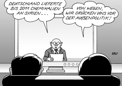 Chemikalien an Syrien