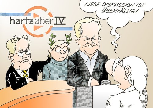 Cartoon: Diskussion (medium) by Erl tagged hartz,iv,hart,aber,fair,diskussion,debatte,talk,frank,plasberg,guido,westerwelle,römisch,dekadenz,hartz iv,arbeit,job,diskussion,debatte,guido westerwelle,dekadenz,römisch,hartz,iv,guido,westerwelle