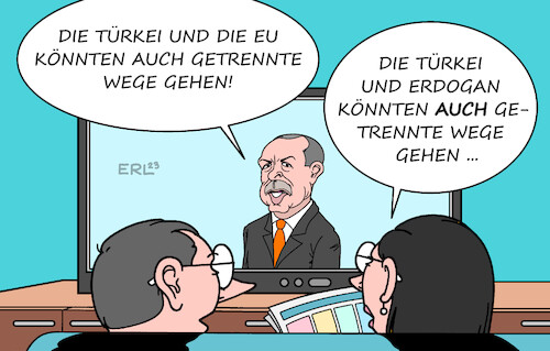 Cartoon: Erdogan EU (medium) by Erl tagged politik,türkei,präsident,autokrat,erdogan,abbau,demokratie,menschenrechte,meinungsfreiheit,pressefreiheit,ankündigung,abkehr,beitrittsverfahren,mitgliedschaft,eu,karikatur,erl,politik,türkei,präsident,autokrat,erdogan,abbau,demokratie,menschenrechte,meinungsfreiheit,pressefreiheit,ankündigung,abkehr,beitrittsverfahren,mitgliedschaft,eu,karikatur,erl