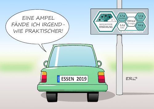 Cartoon: Ernährungsampel (medium) by Erl tagged politik,ernährung,lebensmittel,gesundheit,krankheit,kennzeichnung,ampel,lebensmittelampel,ernährungsampel,ablehnung,landwirtschaftsministerin,julia,klöckner,nähe,industrie,lebensmittelindustrie,eigenes,label,verwirrend,karikatur,erl,politik,ernährung,lebensmittel,gesundheit,krankheit,kennzeichnung,ampel,lebensmittelampel,ernährungsampel,ablehnung,landwirtschaftsministerin,julia,klöckner,nähe,industrie,lebensmittelindustrie,eigenes,label,verwirrend,karikatur,erl