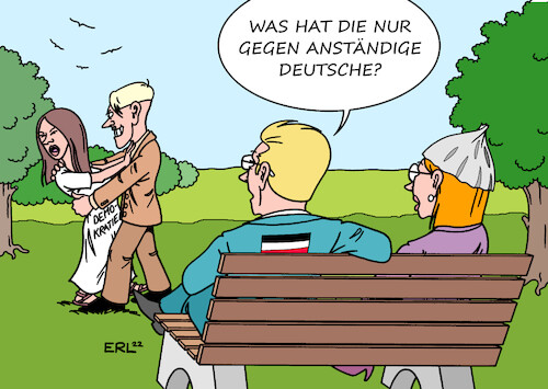 Cartoon: Extremismus (medium) by Erl tagged politik,demokratie,verfassung,verfassungsschutz,verfassungsschutzbericht,straftaten,extremismus,rechtsextremismus,coronaleugner,querdenker,islamismus,linksextremismus,karikatur,erl,politik,demokratie,verfassung,verfassungsschutz,verfassungsschutzbericht,straftaten,extremismus,rechtsextremismus,coronaleugner,querdenker,islamismus,linksextremismus,karikatur,erl