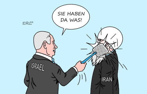 Cartoon: Gefährliches Spiel (medium) by Erl tagged politik,israel,ministerpräsident,benjamin,netanjahu,angriff,botschaft,iran,damaskus,tötung,generäle,rache,vergeltung,pulverfass,nahost,karikatur,erl,politik,israel,ministerpräsident,benjamin,netanjahu,angriff,botschaft,iran,damaskus,tötung,generäle,rache,vergeltung,pulverfass,nahost,karikatur,erl