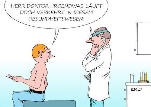 Cartoon: Gesundheitswesen (medium) by Erl tagged politik,gesundheit,gesundheitswesen,elektronische,gesundheitskarte,arztausweis,sicherheit,lücken,sicherheitslücken,arzt,patient,patientendaten,daten,krankheiten,arztpraxis,internet,karikatur,erl,politik,gesundheit,gesundheitswesen,elektronische,gesundheitskarte,arztausweis,sicherheit,lücken,sicherheitslücken,arzt,patient,patientendaten,daten,krankheiten,arztpraxis,internet,karikatur,erl