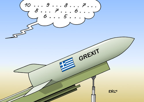 Cartoon: Grexit (medium) by Erl tagged griechenland,krise,schulden,euro,troika,eu,ezb,iwf,hilfe,bedingung,reformen,liste,reformliste,pleite,staatspleite,grexit,eurozone,karikatur,erl,griechenland,krise,schulden,euro,troika,eu,ezb,iwf,hilfe,bedingung,reformen,liste,reformliste,pleite,staatspleite,grexit,eurozone