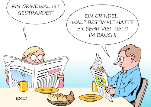 Cartoon: Grindel-Rücktritt (medium) by Erl tagged politik,sport,fußball,dfb,präsident,reinhard,grindel,rücktritt,vorwurf,korruption,strand,wahl,bauch,plastikmüll,karikatur,erl,politik,sport,fußball,dfb,präsident,reinhard,grindel,rücktritt,vorwurf,korruption,strand,wahl,bauch,plastikmüll,karikatur,erl